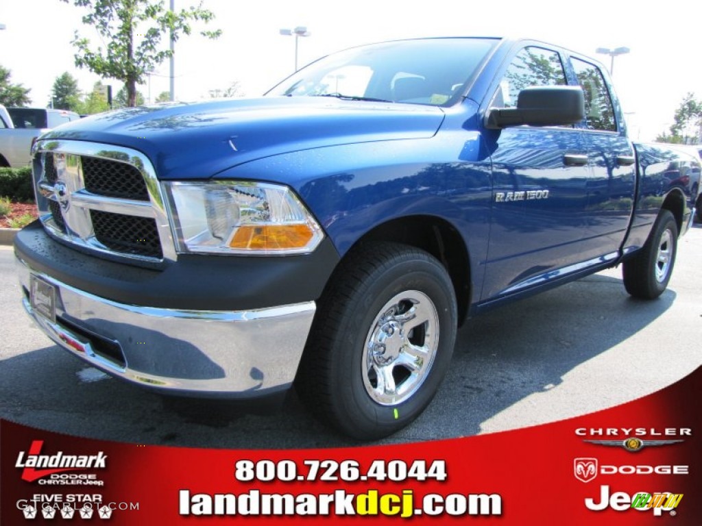 Deep Water Blue Pearl Dodge Ram 1500