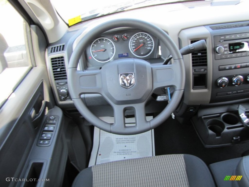 2011 Ram 1500 ST Quad Cab - Deep Water Blue Pearl / Dark Slate Gray/Medium Graystone photo #11