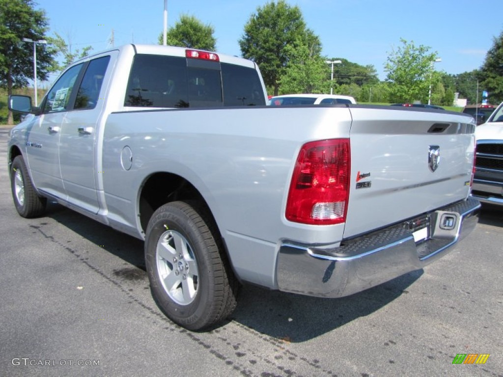 2011 Ram 1500 SLT Quad Cab - Bright Silver Metallic / Dark Slate Gray/Medium Graystone photo #2