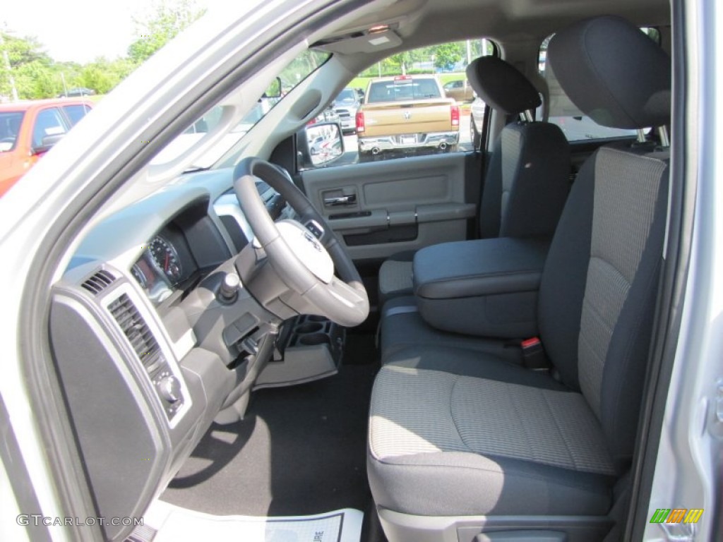 2011 Ram 1500 SLT Quad Cab - Bright Silver Metallic / Dark Slate Gray/Medium Graystone photo #6