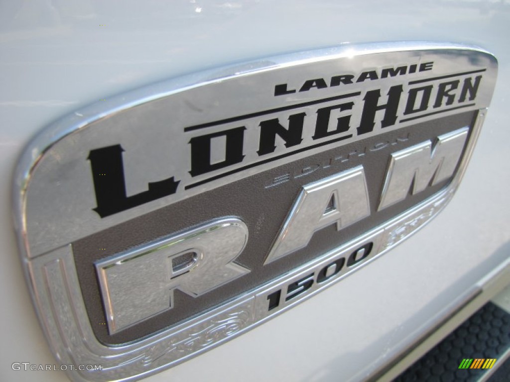 2011 Ram 1500 Laramie Longhorn Crew Cab - Bright White / Light Pebble Beige/Bark Brown photo #6
