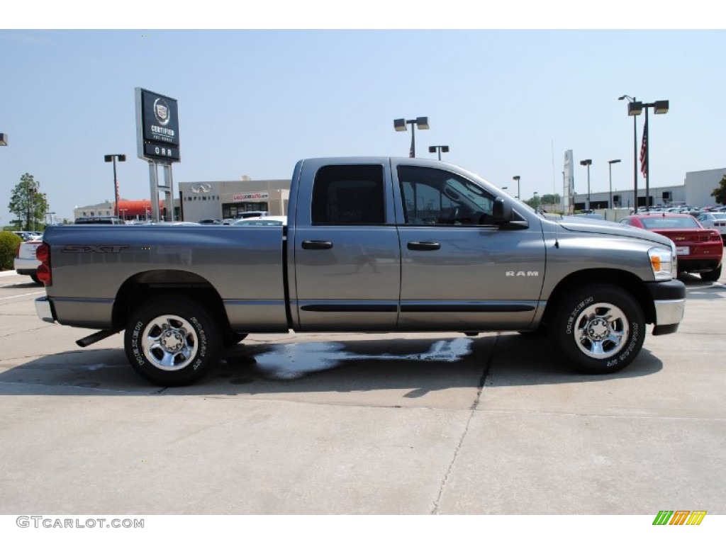 2008 Ram 1500 ST Quad Cab - Mineral Gray Metallic / Medium Slate Gray photo #4