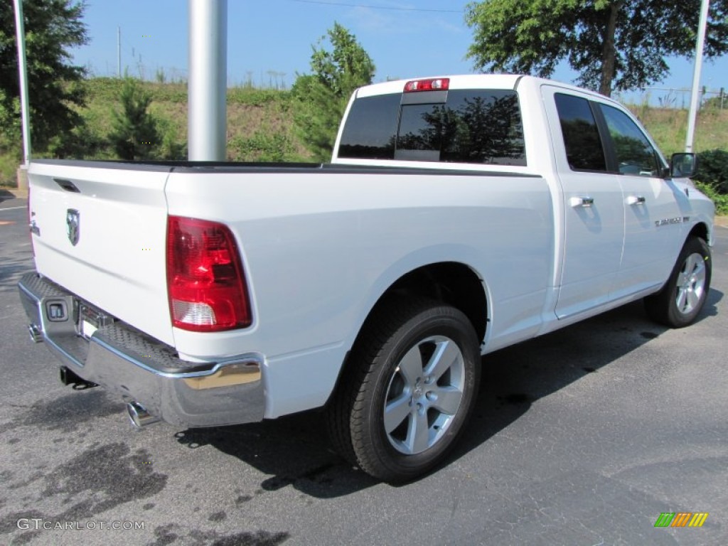 2011 Ram 1500 Big Horn Quad Cab - Bright White / Dark Slate Gray/Medium Graystone photo #3