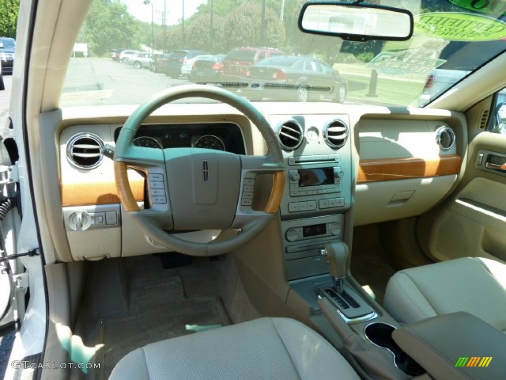 2008 MKZ Sedan - White Suede / Sand photo #10