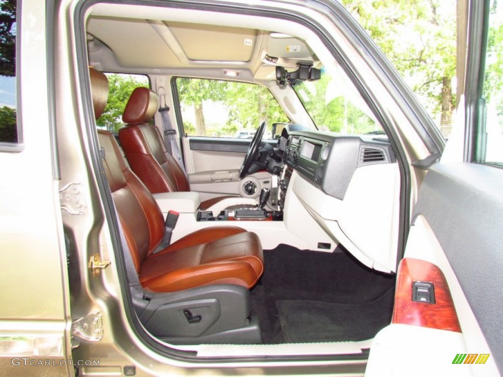 Saddle Brown Interior 2006 Jeep Commander Limited Photo #51390317