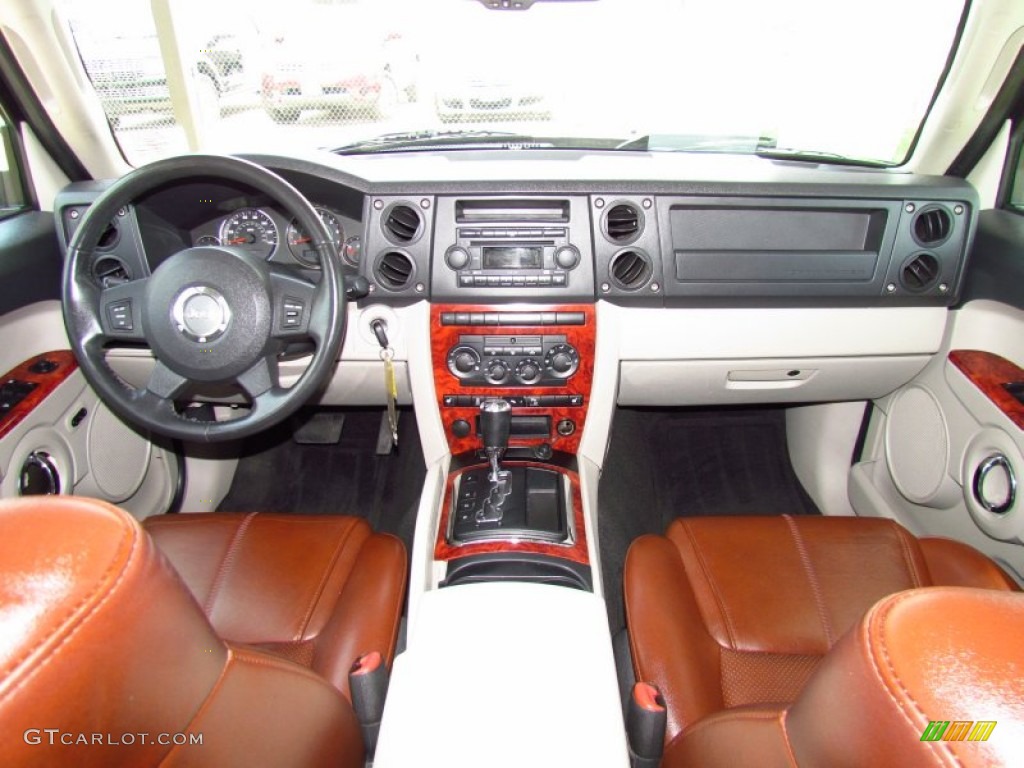 2006 Jeep Commander Limited Saddle Brown Dashboard Photo #51390338