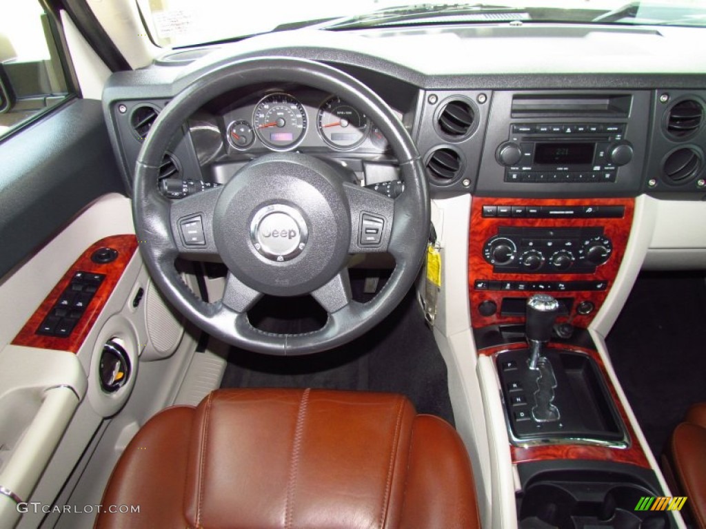 2006 Jeep Commander Limited Saddle Brown Dashboard Photo #51390347