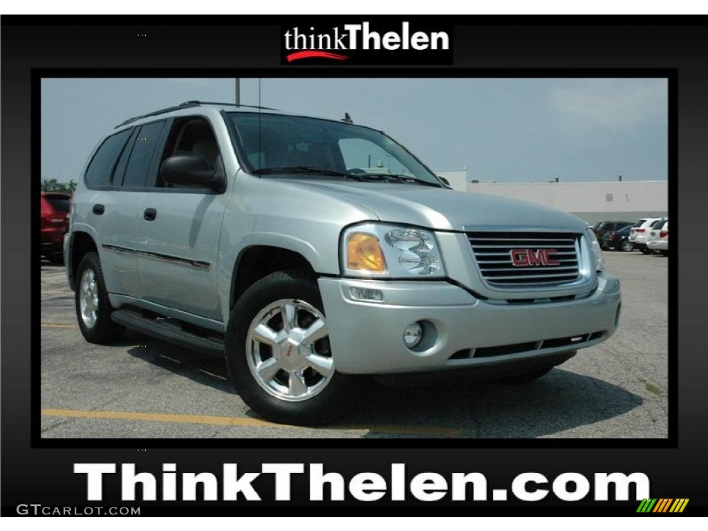 2007 Envoy SLE 4x4 - Silver Mist Metallic / Light Gray photo #1