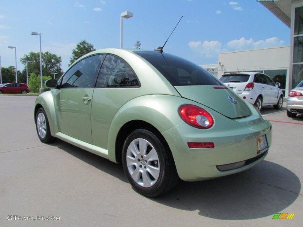 2009 New Beetle 2.5 Coupe - Gecko Green Metallic / Cream photo #3