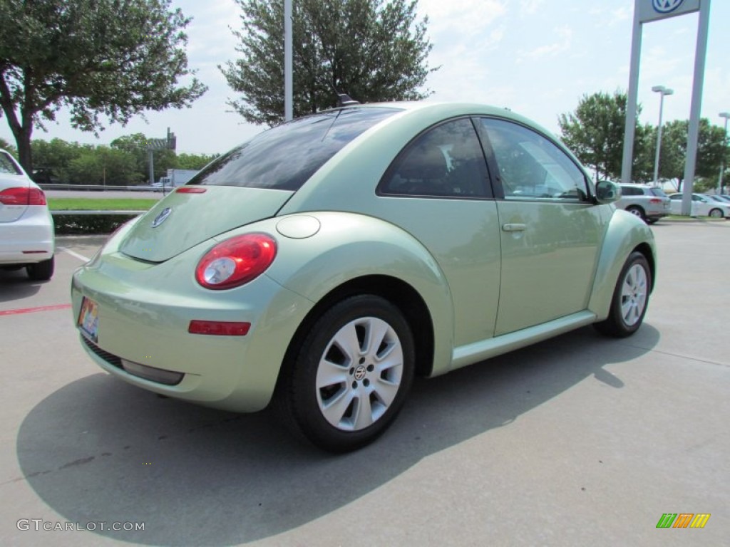 2009 New Beetle 2.5 Coupe - Gecko Green Metallic / Cream photo #5