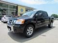 2009 Galaxy Black Nissan Titan SE Crew Cab  photo #1