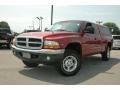 1999 Metallic Red Dodge Dakota SLT Extended Cab 4x4  photo #3