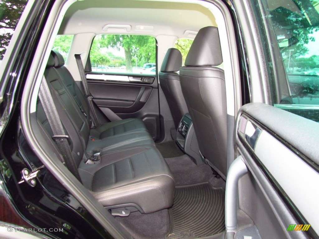 Black Anthracite Interior 2011 Volkswagen Touareg TDI Sport 4XMotion Photo #51392813