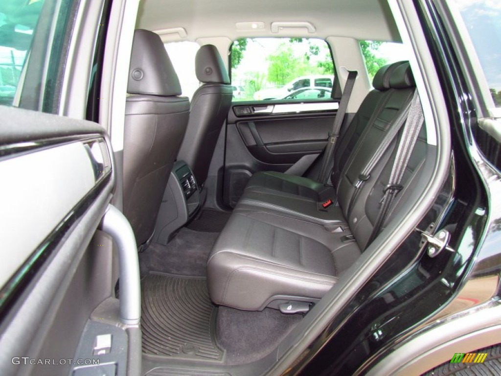 Black Anthracite Interior 2011 Volkswagen Touareg TDI Sport 4XMotion Photo #51392822