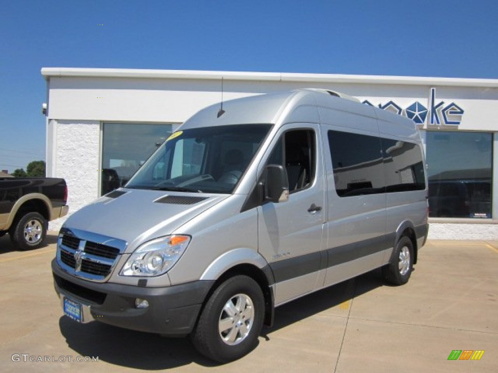2007 Sprinter Van 2500 High Roof Passenger - Brilliant Silver Metallic / Gray photo #1