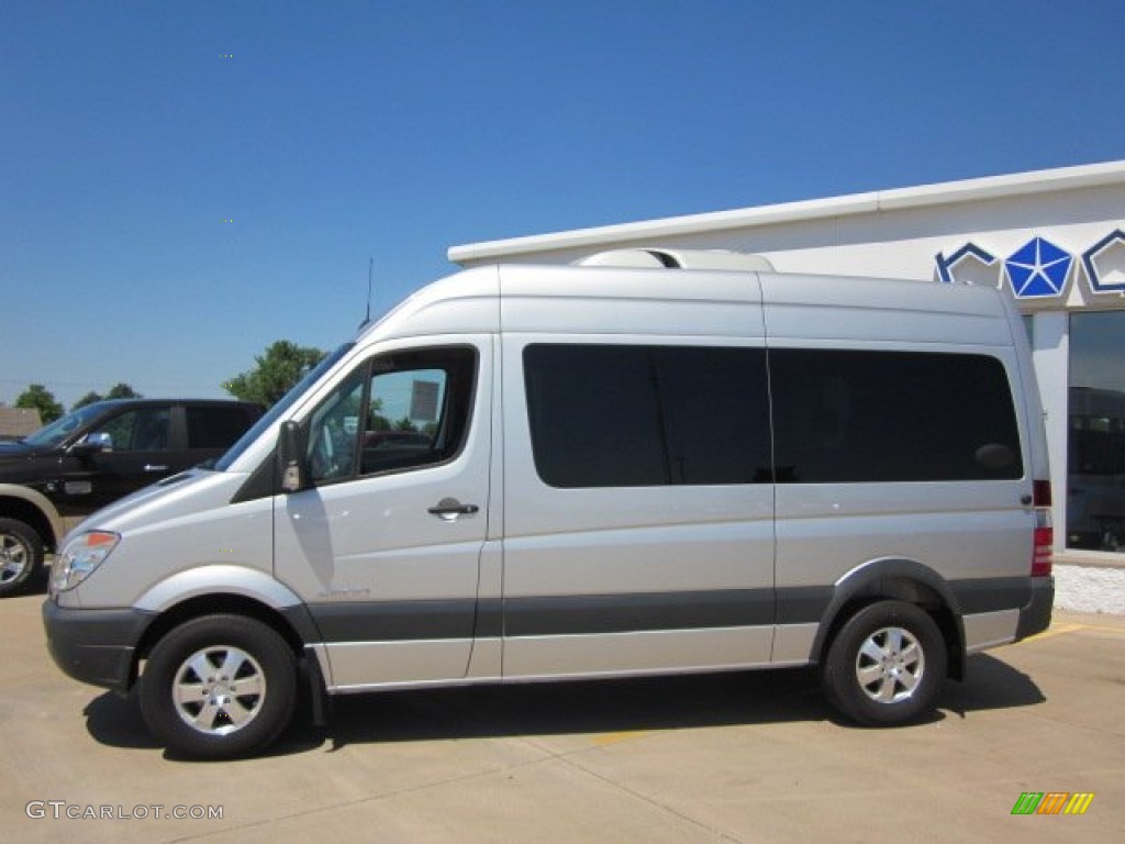 2007 Sprinter Van 2500 High Roof Passenger - Brilliant Silver Metallic / Gray photo #2