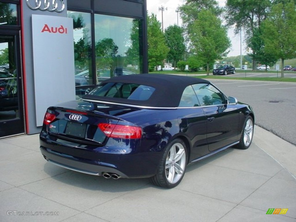 Deep Sea Blue Pearl Effect 2011 Audi S5 3.0 TFSI quattro Cabriolet Exterior Photo #51394448