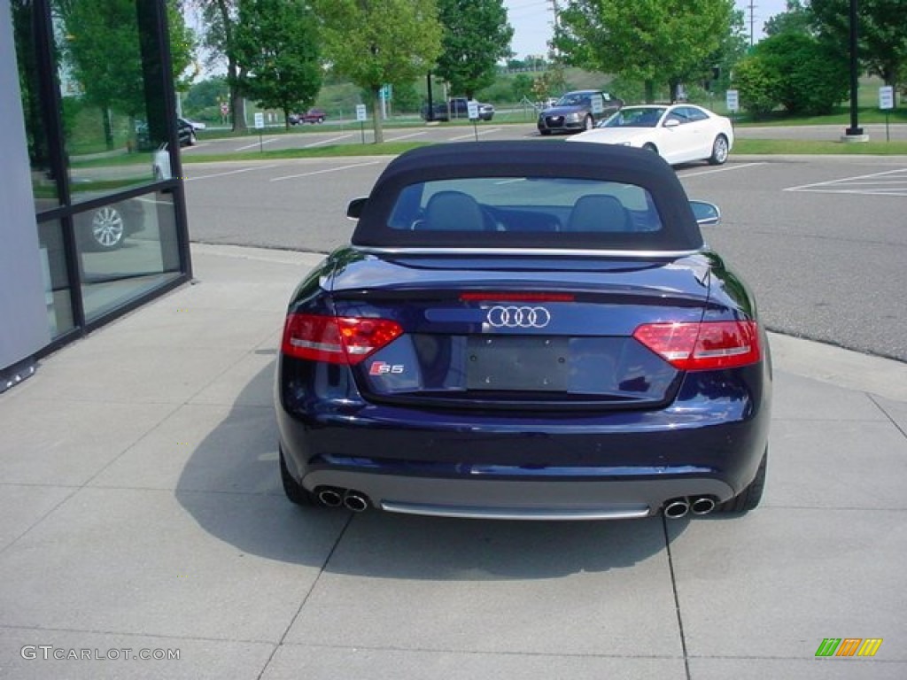 2011 S5 3.0 TFSI quattro Cabriolet - Deep Sea Blue Pearl Effect / Black Silk Nappa Leather photo #4