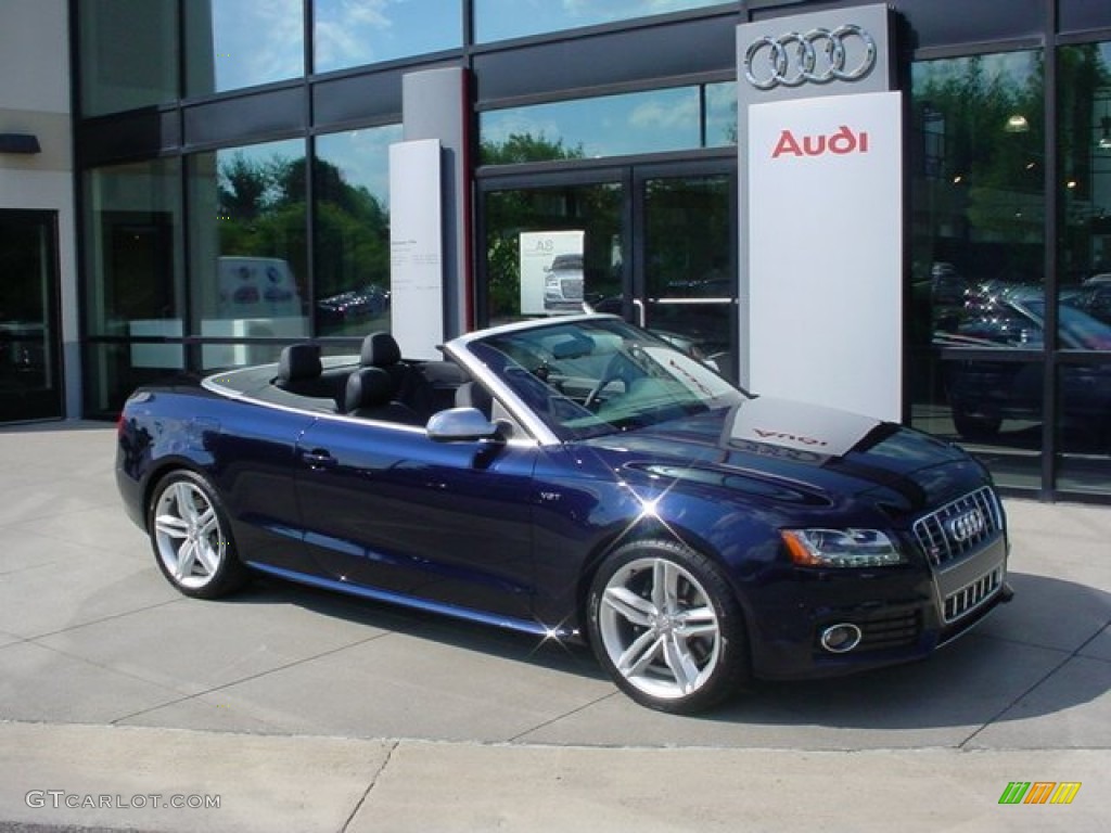 Deep Sea Blue Pearl Effect 2011 Audi S5 3.0 TFSI quattro Cabriolet Exterior Photo #51394484