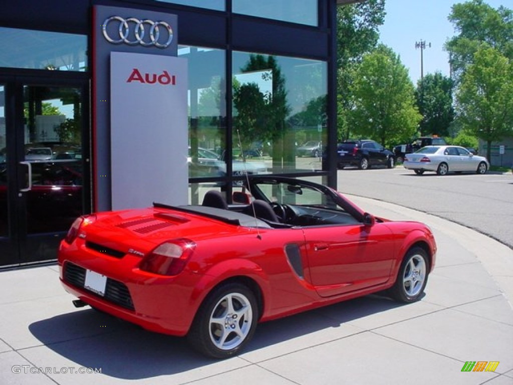 2001 MR2 Spyder Roadster - Absolutely Red / Black photo #3
