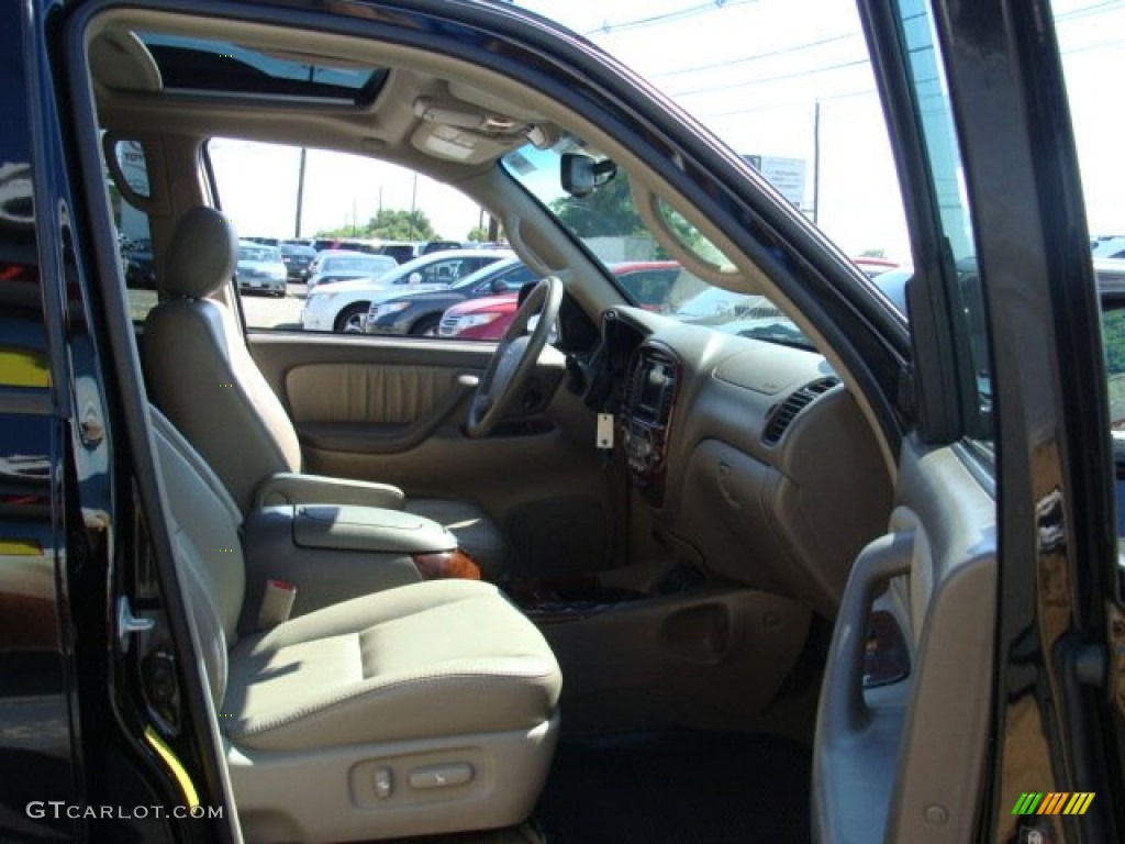 2007 Sequoia Limited 4WD - Black / Taupe photo #8