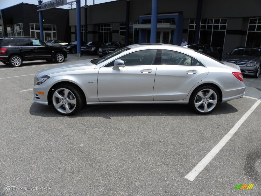Iridium Silver Metallic 2012 Mercedes-Benz CLS 550 Coupe Exterior Photo #51396236
