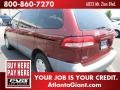 2002 Vintage Red Pearl Toyota Sienna LE  photo #2
