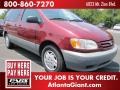 2002 Vintage Red Pearl Toyota Sienna LE  photo #4