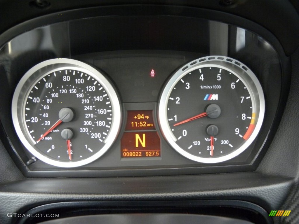 2010 BMW M3 Sedan Gauges Photo #51397904