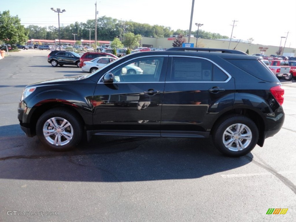 2011 Equinox LT AWD - Black Granite Metallic / Jet Black photo #4