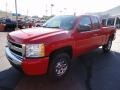 2011 Victory Red Chevrolet Silverado 1500 LS Extended Cab 4x4  photo #3