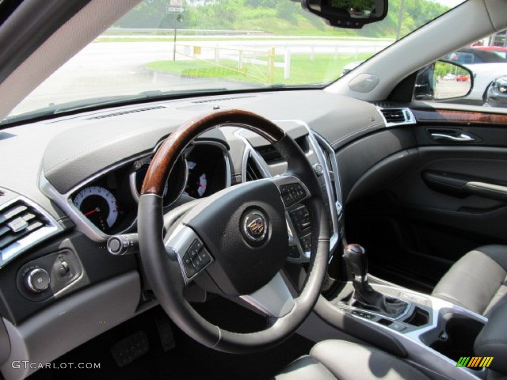 2011 Cadillac SRX 4 V6 AWD Ebony/Titanium Steering Wheel Photo #51399110