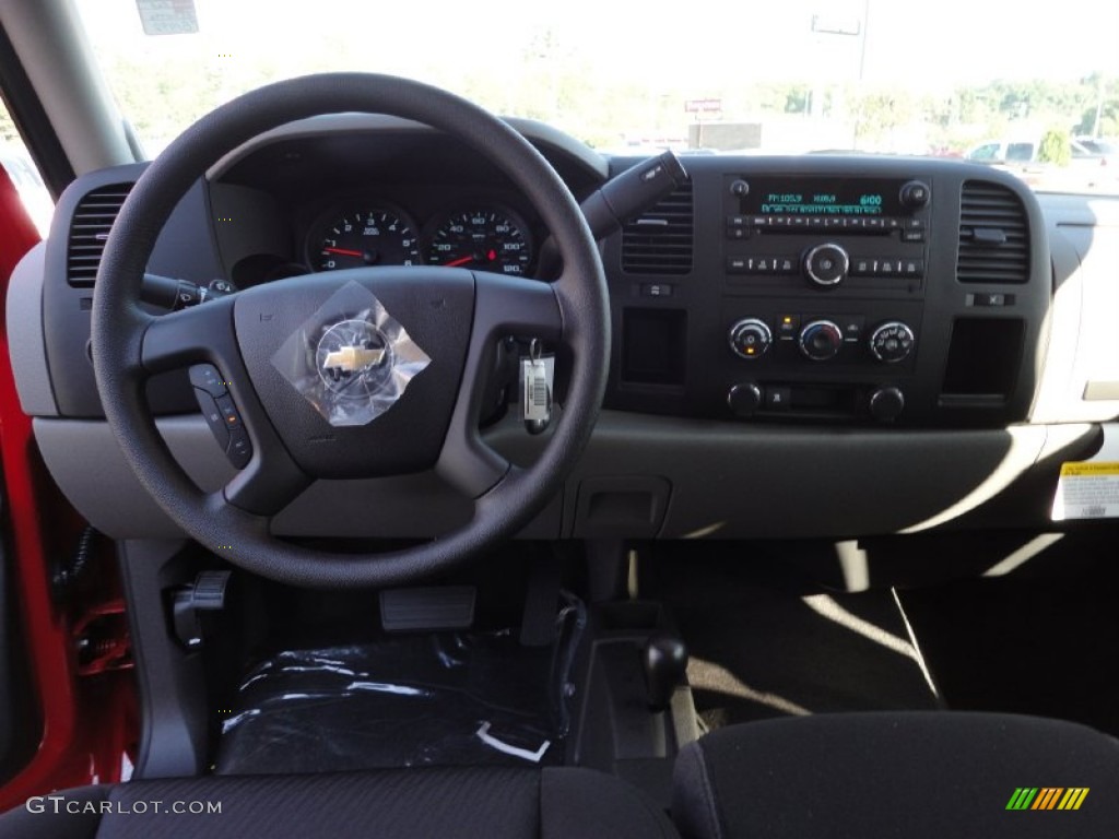 2011 Silverado 1500 LS Extended Cab 4x4 - Victory Red / Dark Titanium photo #11