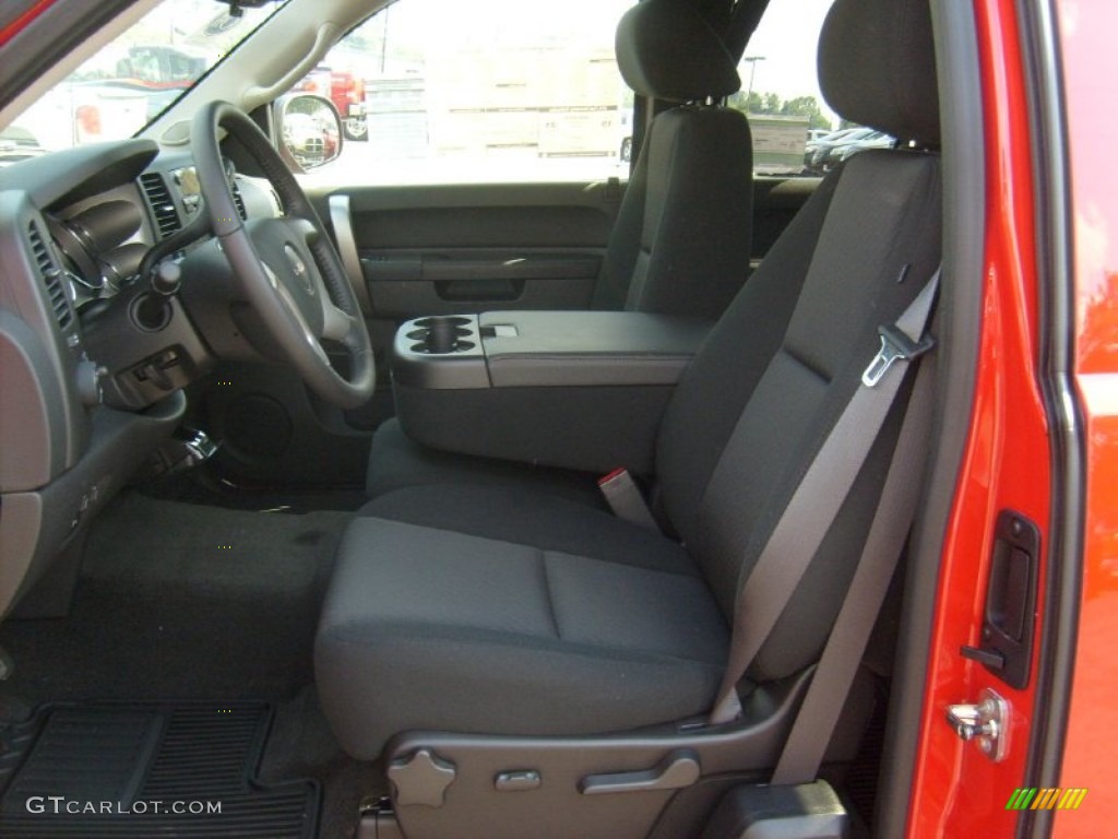 2011 Sierra 1500 SLE Extended Cab 4x4 - Fire Red / Ebony photo #9