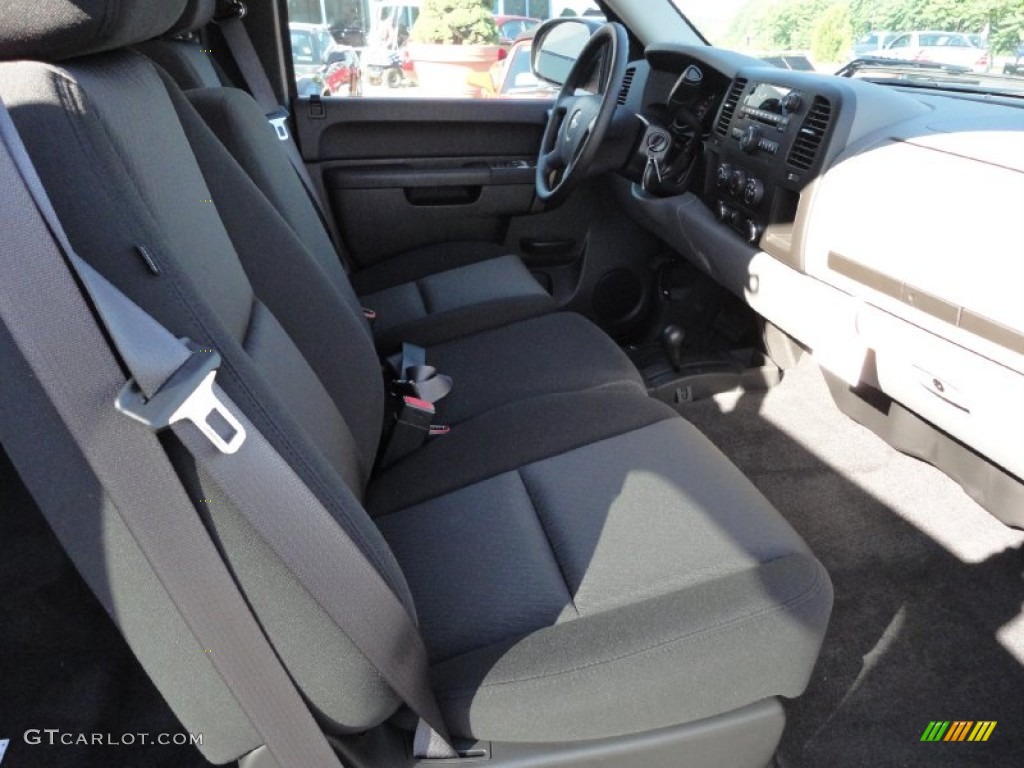 2011 Silverado 1500 LS Extended Cab 4x4 - Steel Green Metallic / Dark Titanium photo #17