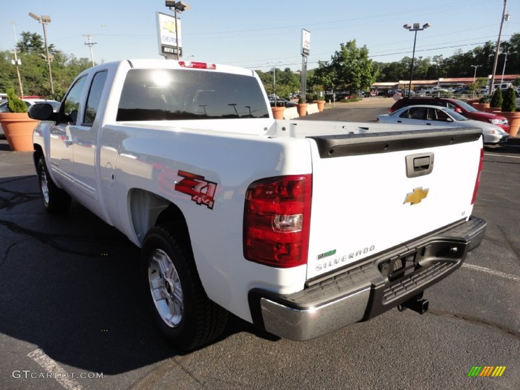 2011 Silverado 1500 LT Extended Cab 4x4 - Summit White / Ebony photo #5