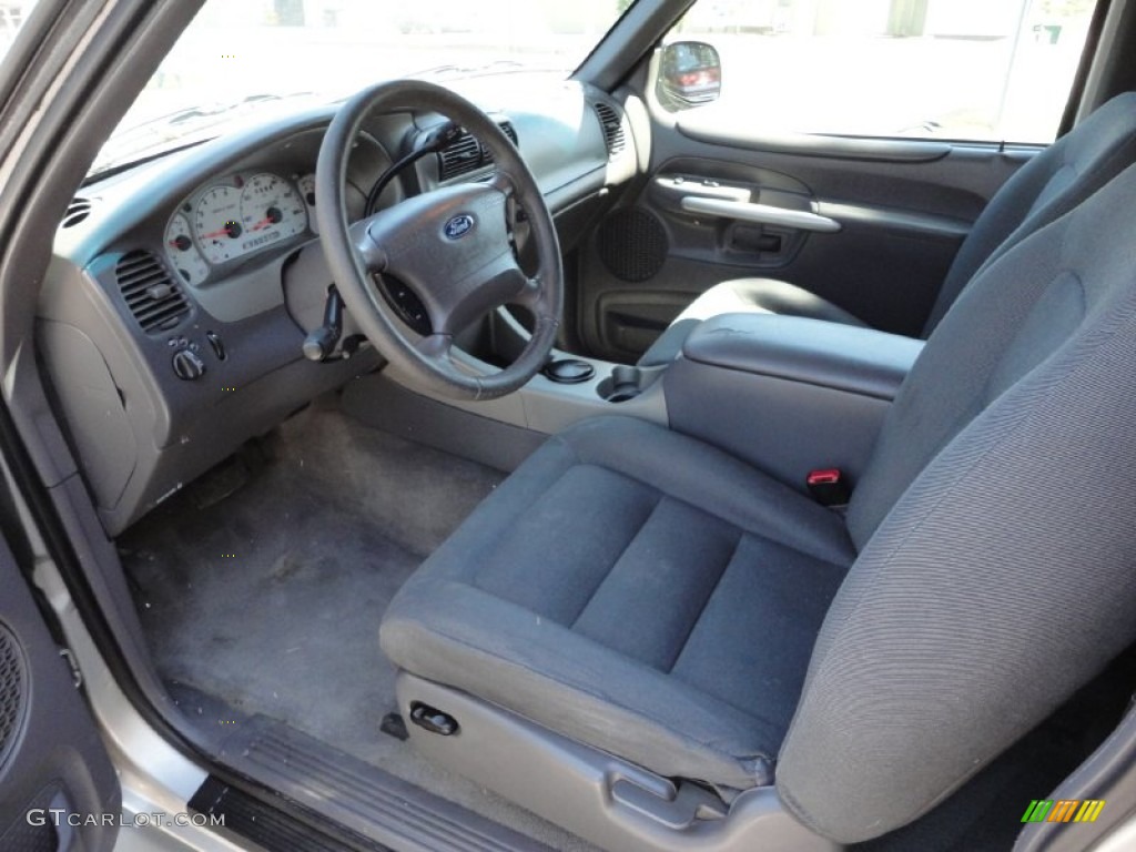 Midnight Grey Interior 2002 Ford Explorer Sport 4x4 Photo #51399698