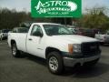 2008 Summit White GMC Sierra 1500 Regular Cab 4x4  photo #1