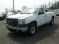 2008 Summit White GMC Sierra 1500 Regular Cab 4x4  photo #3