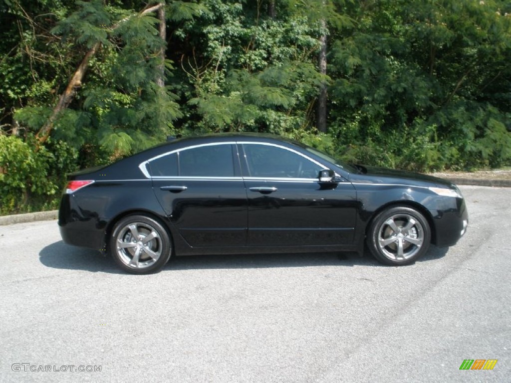 Crystal Black Pearl 2010 Acura TL 3.7 SH-AWD Technology Exterior Photo #51400337
