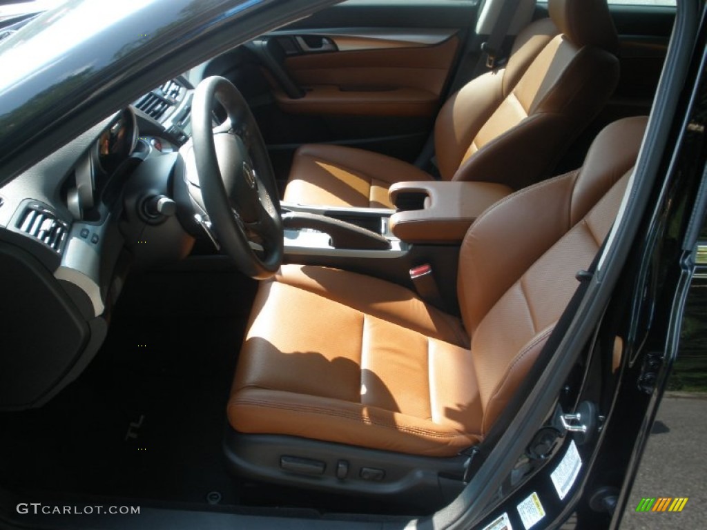 Umber Brown Interior 2010 Acura TL 3.7 SH-AWD Technology Photo #51400433