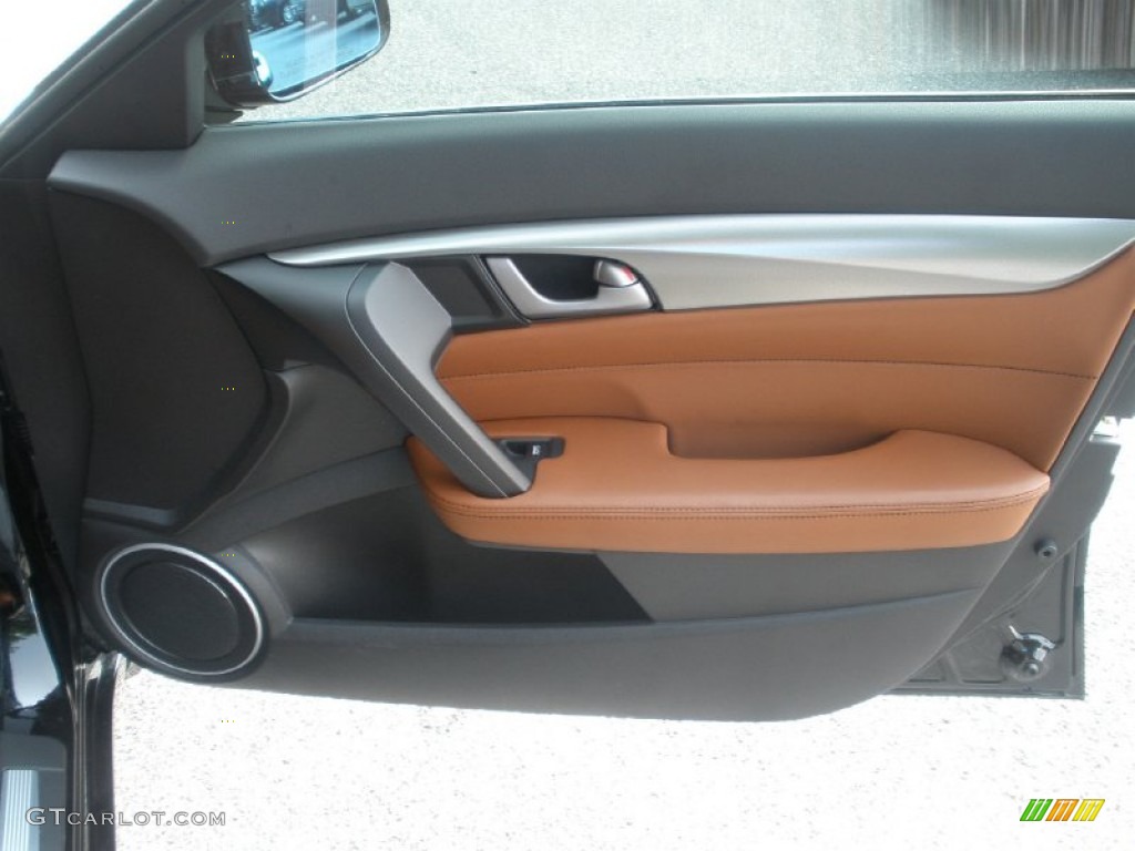 2010 Acura TL 3.7 SH-AWD Technology Umber Brown Door Panel Photo #51400484