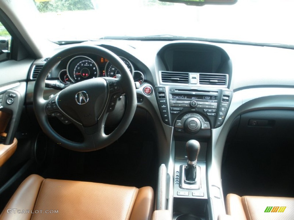 2010 Acura TL 3.7 SH-AWD Technology Umber Brown Dashboard Photo #51400507