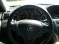 Umber Brown 2010 Acura TL 3.7 SH-AWD Technology Steering Wheel