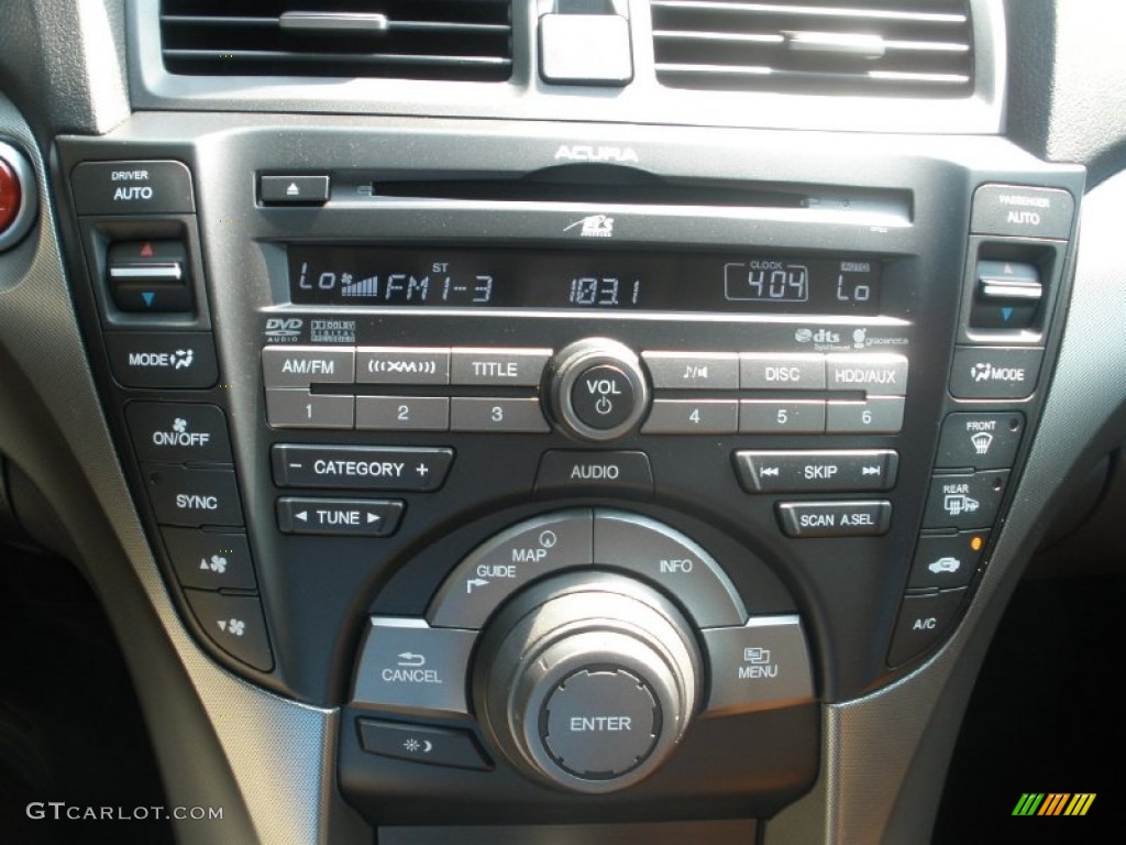 2010 Acura TL 3.7 SH-AWD Technology Controls Photo #51400550