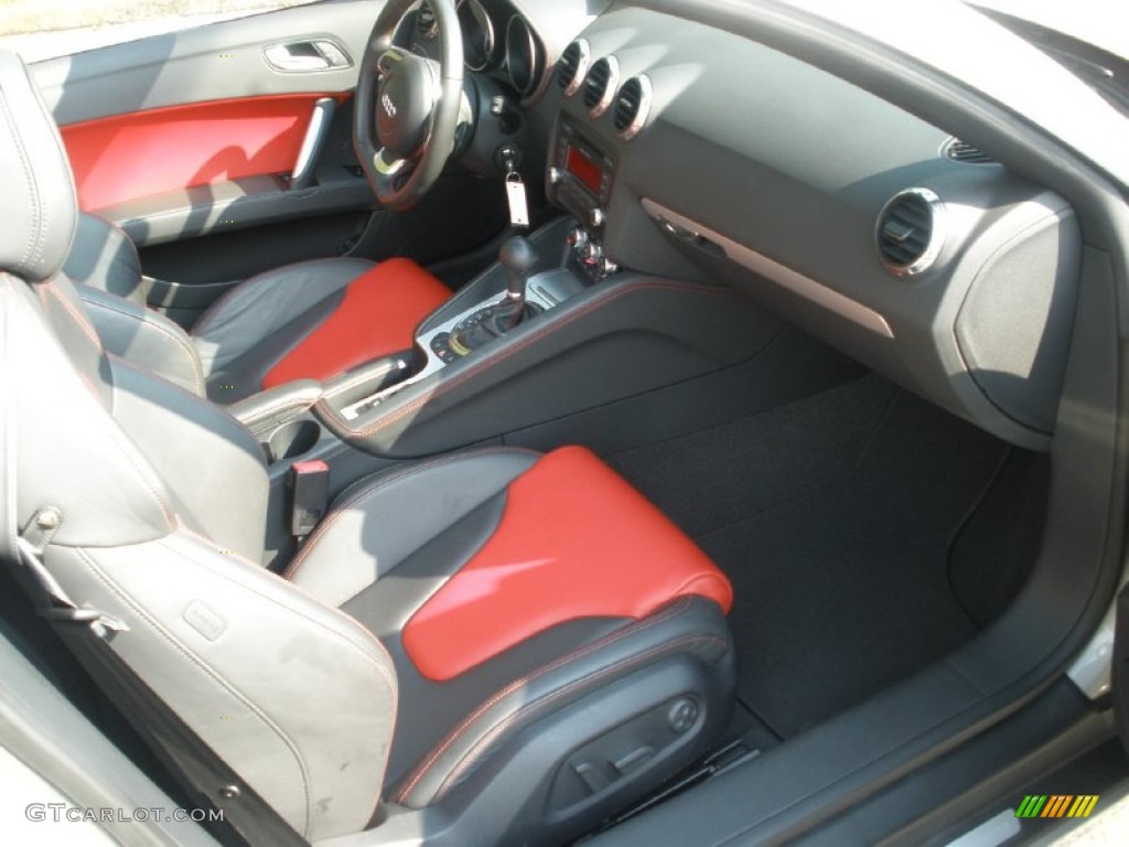 Crimson Red Interior 2008 Audi TT 2.0T Roadster Photo #51400715