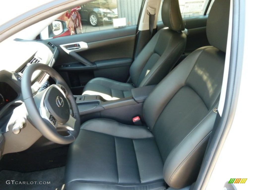 Black Interior 2011 Lexus CT 200h Hybrid Premium Photo #51401411