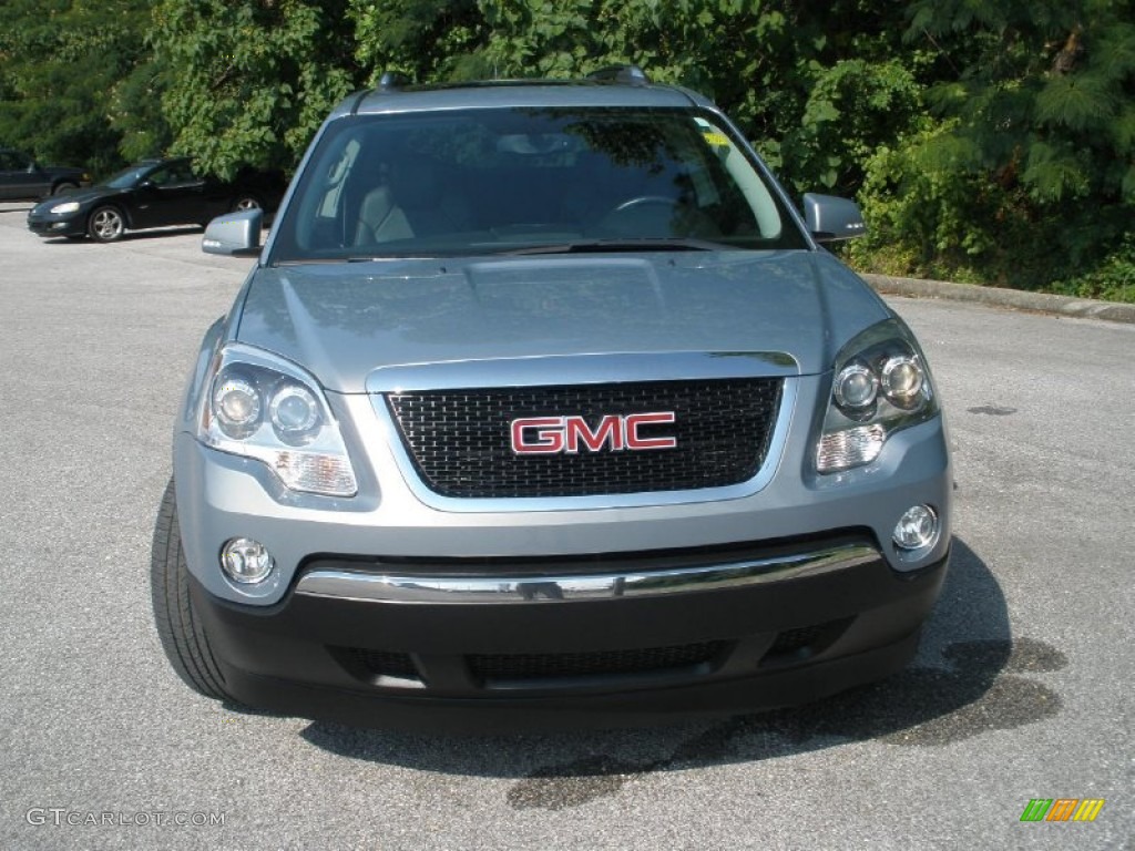 2008 Acadia SLT - Blue-Gold Crystal Metallic / Ebony photo #8