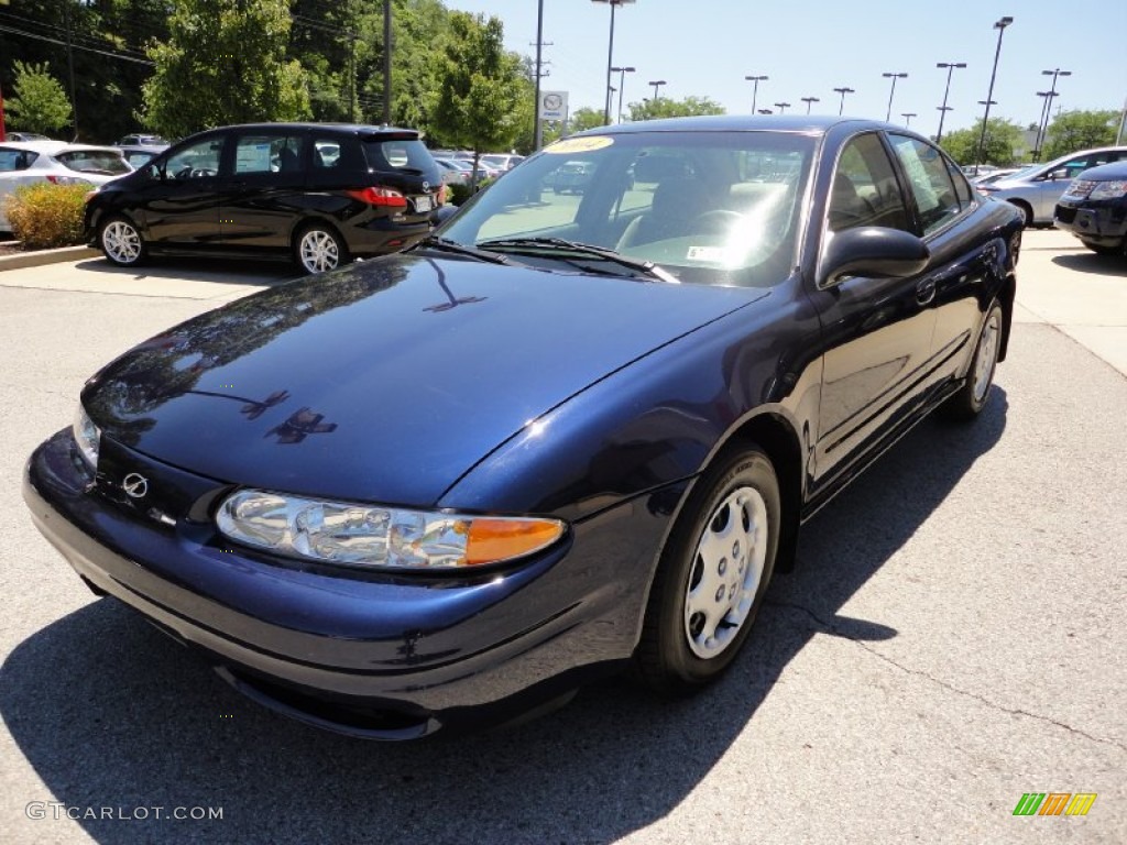 2004 Alero GX Sedan - Dark Blue / Neutral photo #3