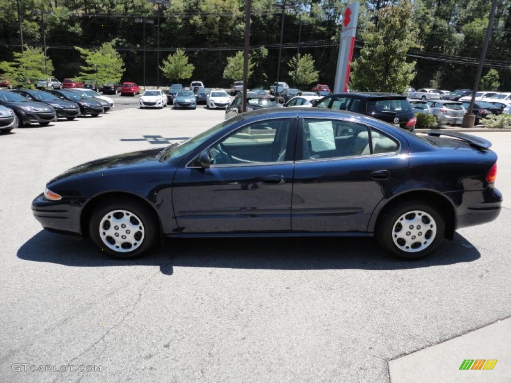 2004 Alero GX Sedan - Dark Blue / Neutral photo #4